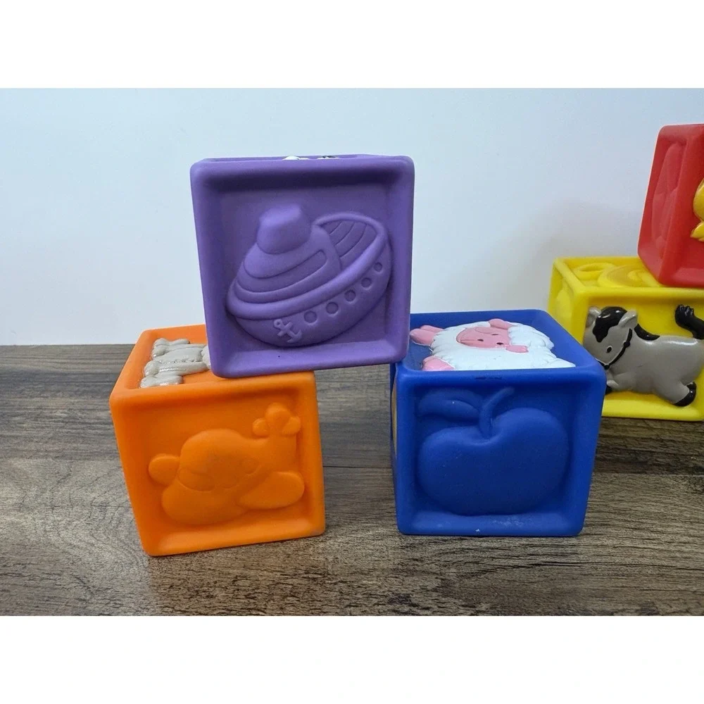 Circle Of Knowledge Squeeze A Lot Block Set Animals Nature ABCs Numbers